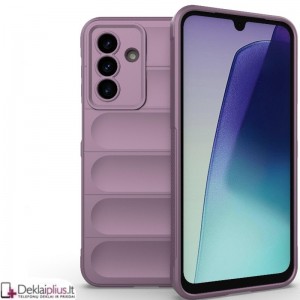 Magic Shield guminis dėklas - violetinis (Samsung Galaxy A17/A18)
